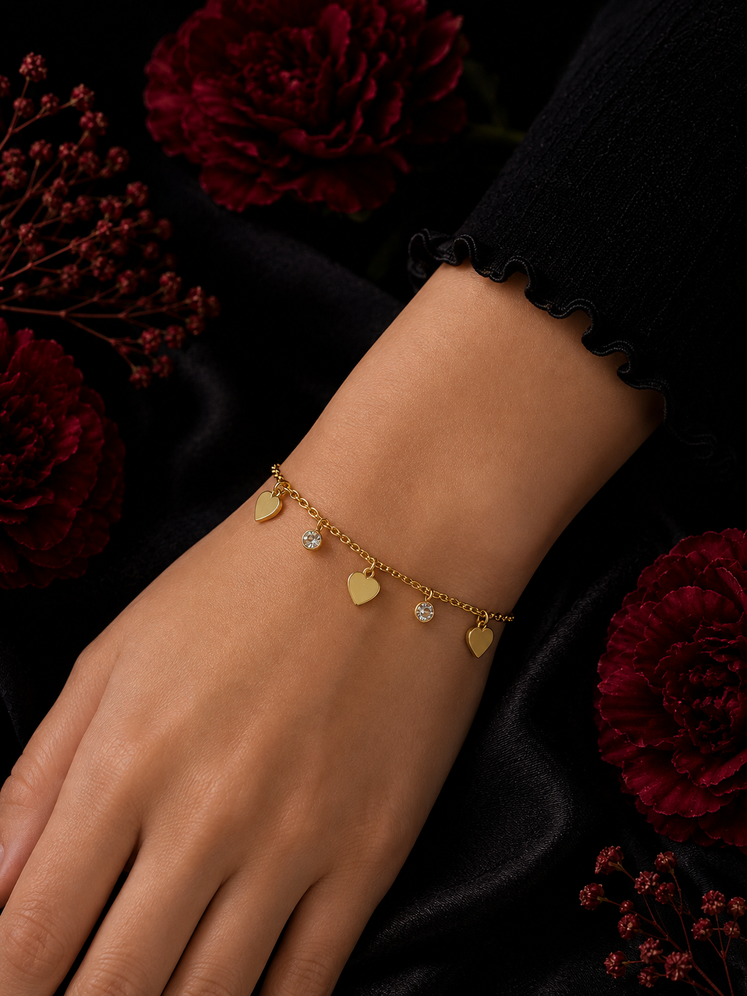 Minimalist Love Charm Bracelet