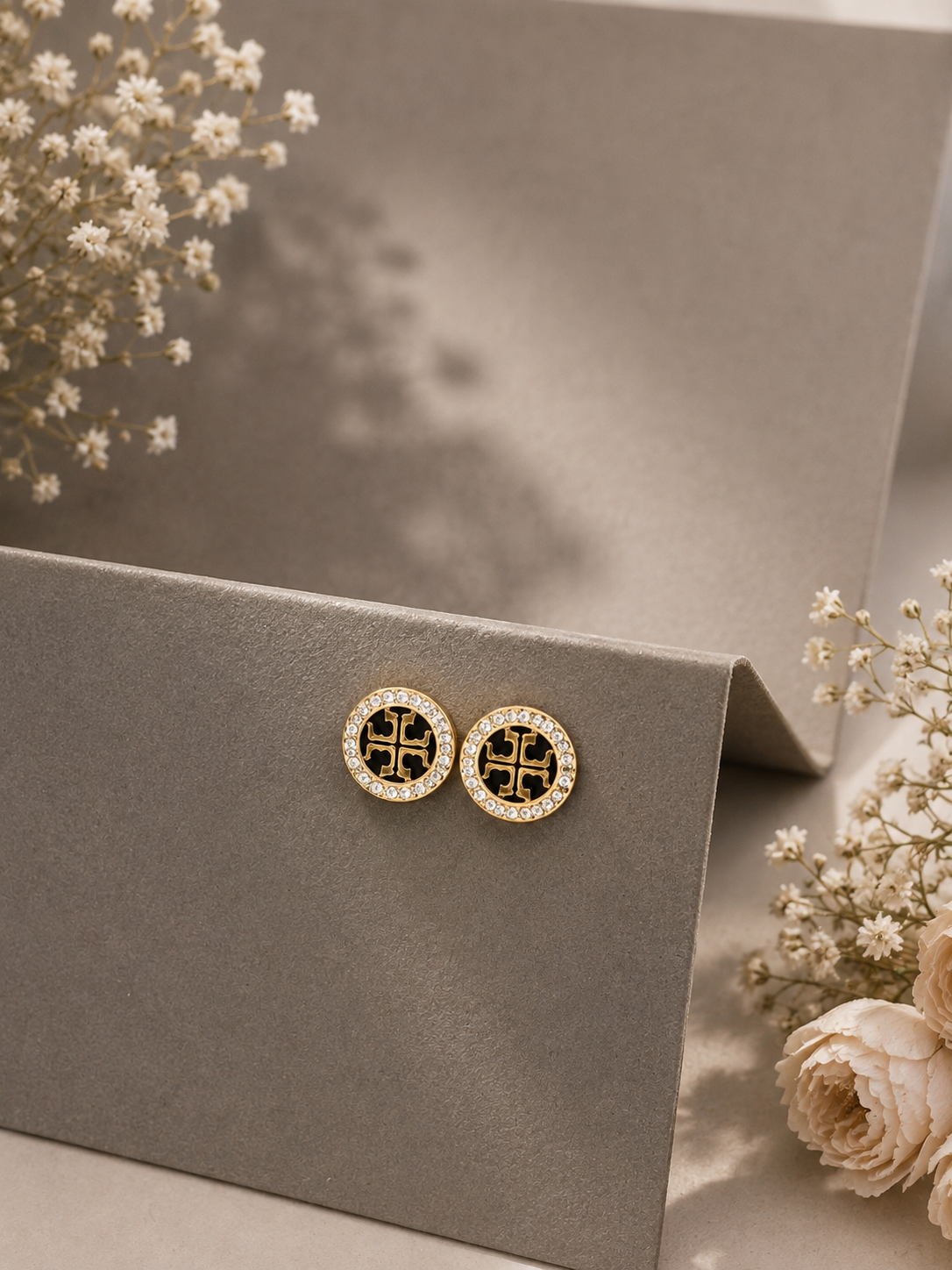 Luxe Crystal Medallion Earrings
