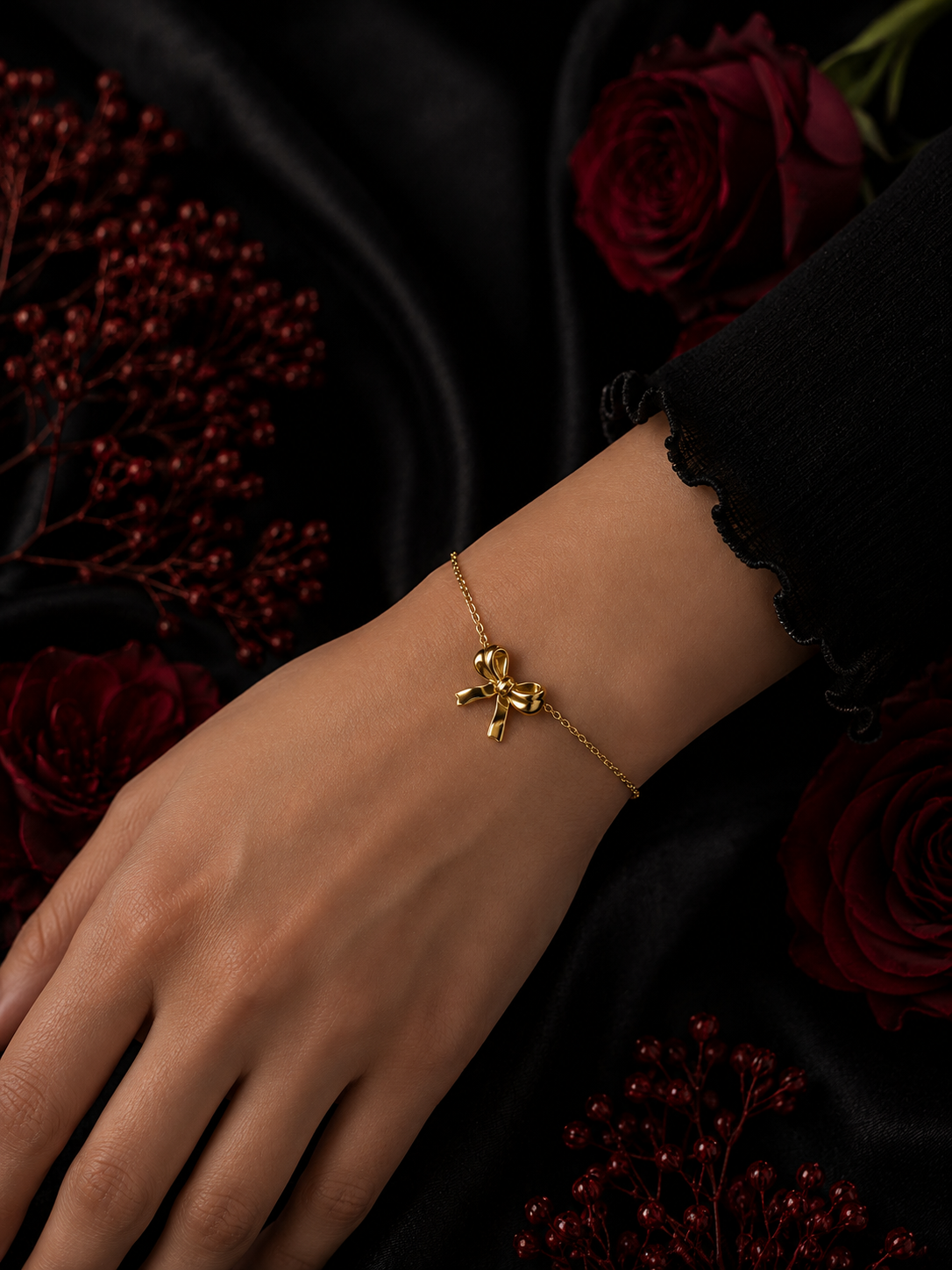 Golden Bow Knot Bracelet